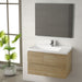 Eviva Roxy 32” Natural Oak Vanity with Porcelain sink
