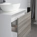Eviva Santa Monica 30 in Wall Mount Bathroom Vanity with White Porcelain Vessel Sink
