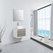 Eviva Santa Monica 30 in Wall Mount Bathroom Vanity with White Porcelain Vessel Sink