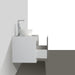 Eviva Santa Monica 30 in Wall Mount Bathroom Vanity with White Porcelain Vessel Sink