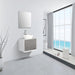 Eviva Santa Monica 30 in Wall Mount Bathroom Vanity with White Porcelain Vessel Sink