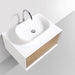 Eviva Santa Monica 30 in Wall Mount Bathroom Vanity with White Porcelain Vessel Sink