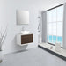Eviva Santa Monica 36 in Wall Mount Bathroom Vanity with White Porcelain Vessel Sink