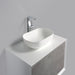 Eviva Santa Monica 36 in Wall Mount Bathroom Vanity with White Porcelain Vessel Sink