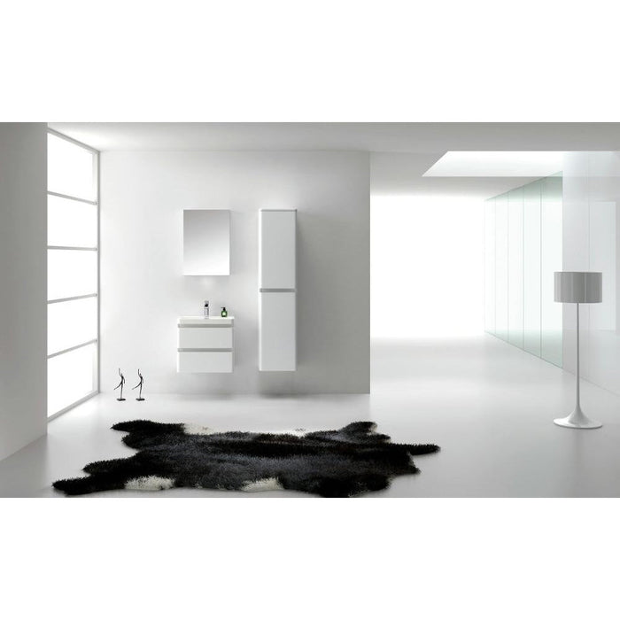 Eviva Glazzy 24" Wall Mount Modern Bathroom Vanity High Glossy White