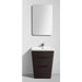 Eviva Victoria 25" Modern Bathroom Vanity with White Integrated Acrylic Sink