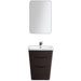 Eviva Victoria 25" Modern Bathroom Vanity with White Integrated Acrylic Sink