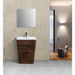 Eviva Victoria 25" Modern Bathroom Vanity with White Integrated Acrylic Sink