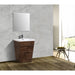 Eviva Victoria 25" Modern Bathroom Vanity with White Integrated Acrylic Sink