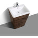 Eviva Victoria 25" Modern Bathroom Vanity with White Integrated Acrylic Sink