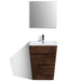 Eviva Victoria 25" Modern Bathroom Vanity with White Integrated Acrylic Sink