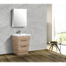 Eviva Victoria 25" Modern Bathroom Vanity with White Integrated Acrylic Sink