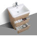 Eviva Victoria 25" Modern Bathroom Vanity with White Integrated Acrylic Sink