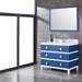 Eviva Sydney 42 Inch Bathroom Vanity with Solid Quartz Counter-top