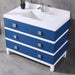 Eviva Sydney 42 Inch Bathroom Vanity with Solid Quartz Counter-top