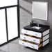Eviva Sydney 42 Inch Bathroom Vanity with Solid Quartz Counter-top