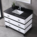 Eviva Sydney 42 Inch Bathroom Vanity with Solid Quartz Counter-top