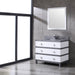 Eviva Sydney 42 Inch Bathroom Vanity with Solid Quartz Counter-top