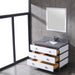 Eviva Sydney 42 Inch Bathroom Vanity with Solid Quartz Counter-top