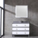 Eviva Sydney 42 Inch Bathroom Vanity with Solid Quartz Counter-top