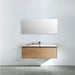 Eviva Madeira 36 in. Oak Wall Mount Bathroom Vanity with White Integrated Acrylic Sink