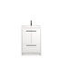 Eviva Grace 36 in Bathroom Vanity with White Integrated Acrylic Countertop