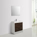 Eviva Grace 42 in. Bathroom Vanity with White Integrated Acrylic Countertop