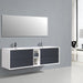 Eviva Vienna 75 in Wall Mount Bathroom Vanity with White Integrated Acrylic Sink