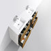 Eviva Vienna 75 in Wall Mount Bathroom Vanity with White Integrated Acrylic Sink