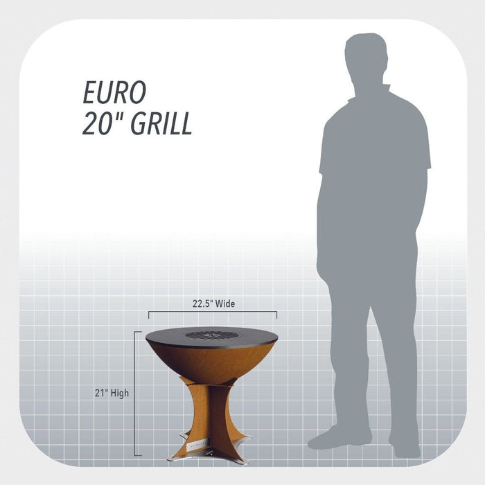 NEW! Arteflame Classic 20" Grill - Tall Euro Base