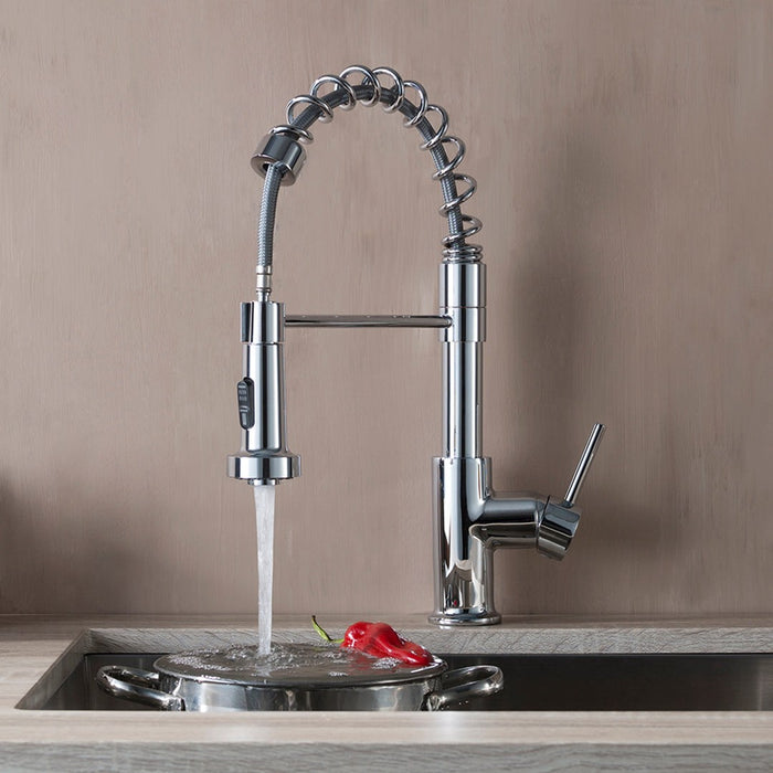 Blossom Single Handle Pull Out Kitchen Faucet – F01 205