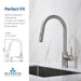 Blossom Single Handle Pull Down Kitchen Faucet – F01 206