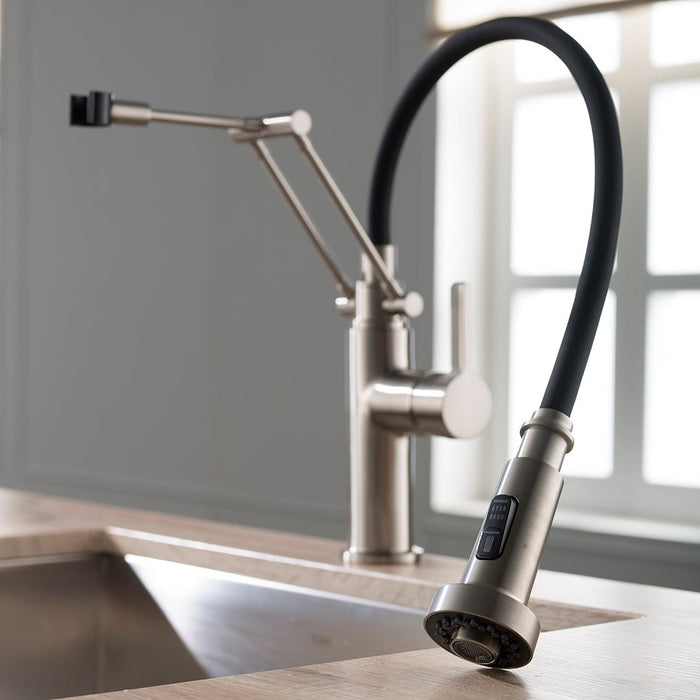Blossom Single Handle Pull Out Kitchen Faucet – F01 208