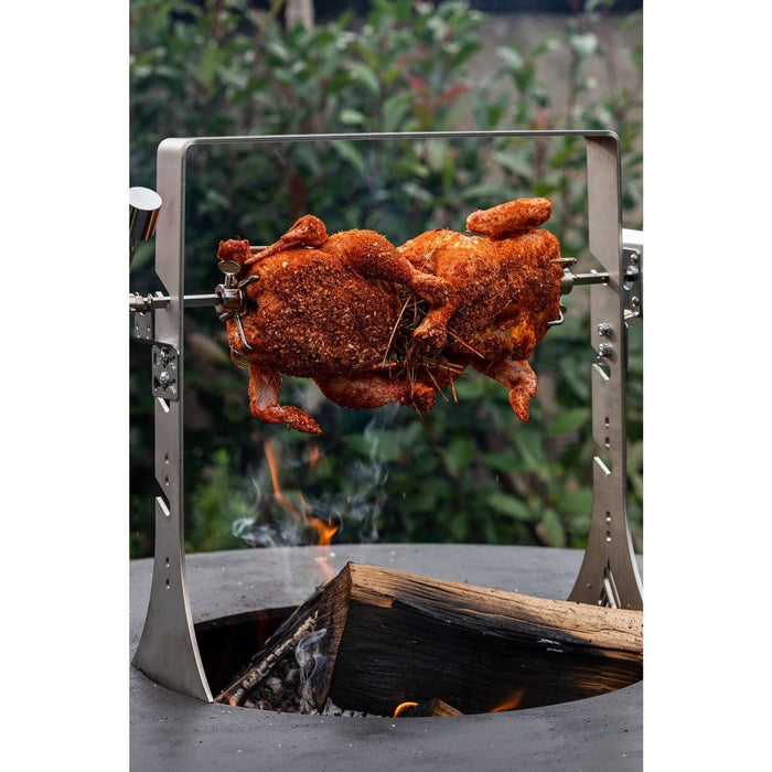 Rotisserie with Cordless Motor For Green Egg XXL / Kamado XXL