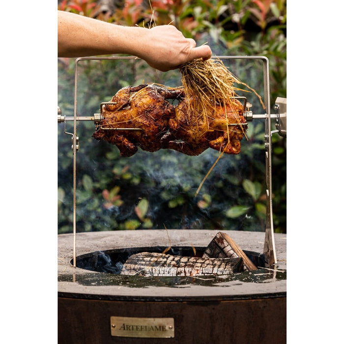 Rotisserie with Cordless Motor For Green Egg XXL / Kamado XXL