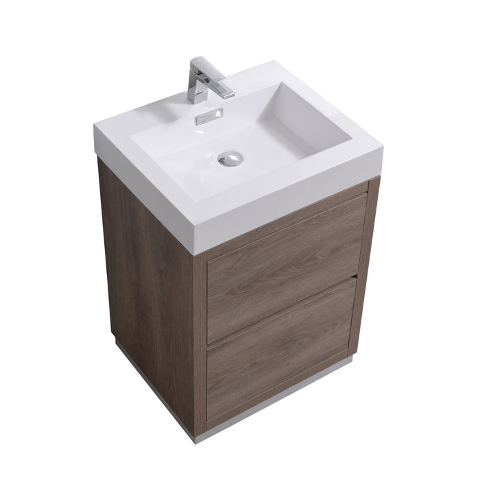 KubeBath Bliss Free Standing Modern Bathroom Vanity