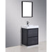 KubeBath Bliss Free Standing Modern Bathroom Vanity