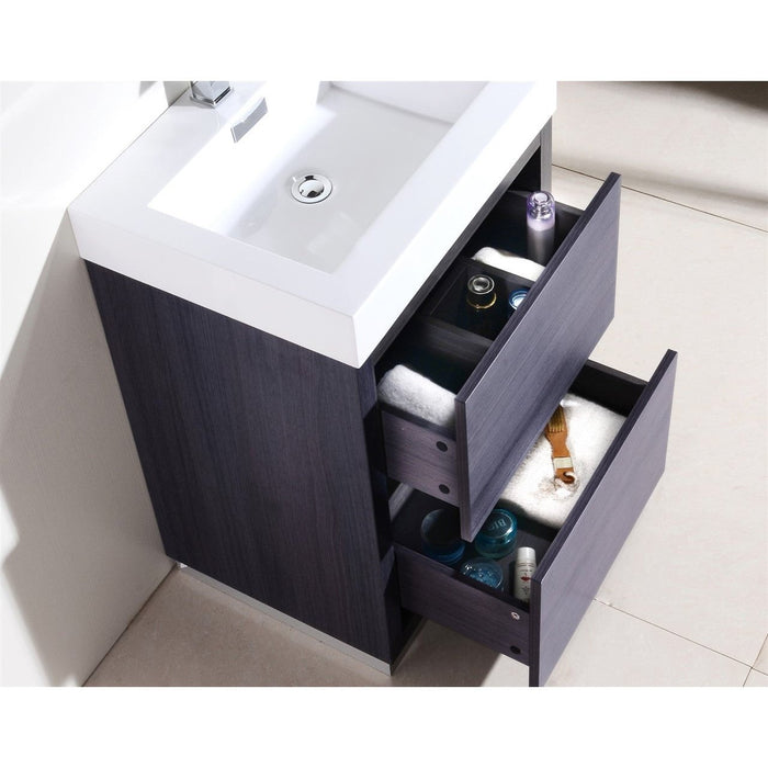 KubeBath Bliss Free Standing Modern Bathroom Vanity