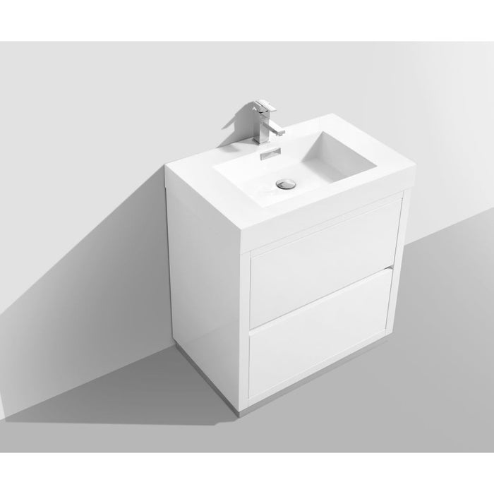 KubeBath Bliss Free Standing Modern Bathroom Vanity