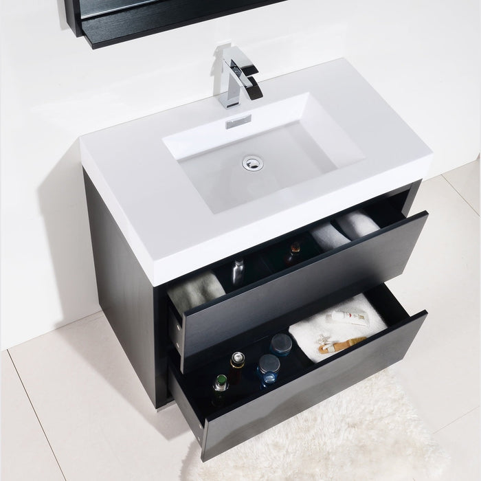 KubeBath Bliss Free Standing Modern Bathroom Vanity 36″ size
