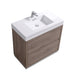 KubeBath Bliss Free Standing Modern Bathroom Vanity