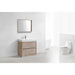 KubeBath Bliss Free Standing Modern Bathroom Vanity