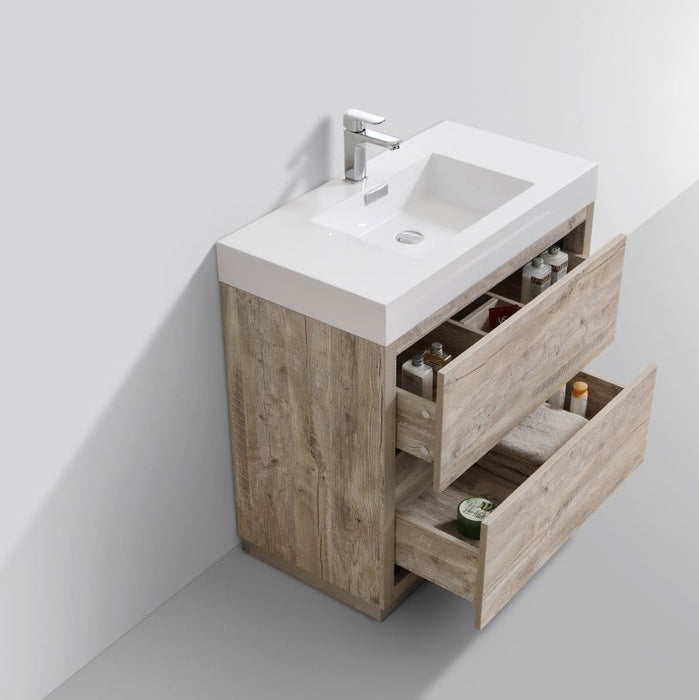 KubeBath Bliss Free Standing Modern Bathroom Vanity