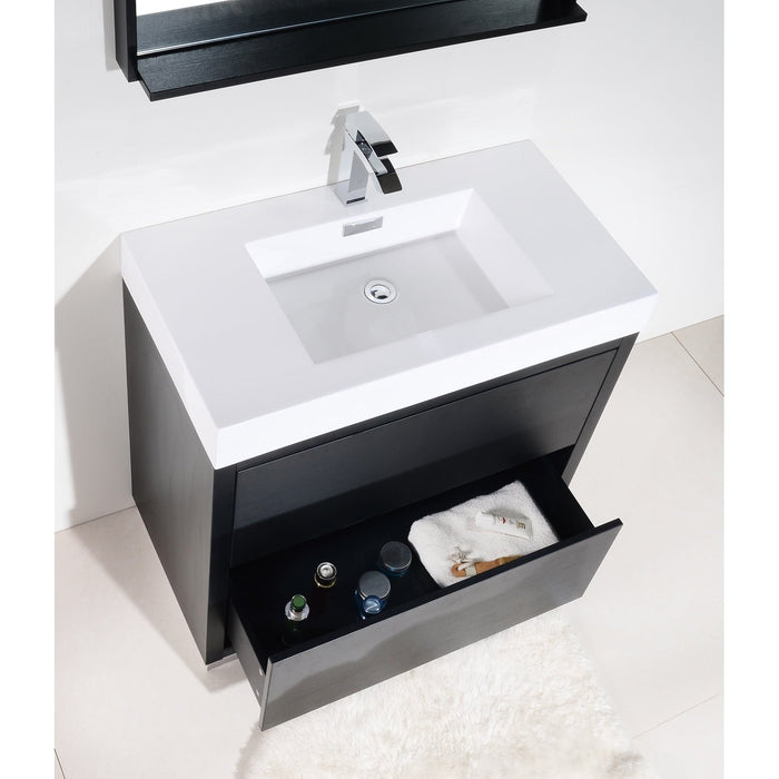 KubeBath Bliss Free Standing Modern Bathroom Vanity