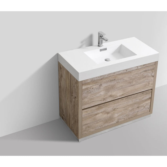 KubeBath Bliss Free Standing Modern Bathroom Vanity