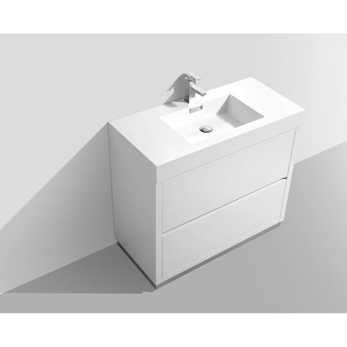 KubeBath Bliss Free Standing Modern Bathroom Vanity