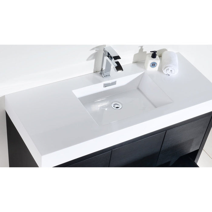 KubeBath Bliss Free Standing Modern Bathroom Vanity