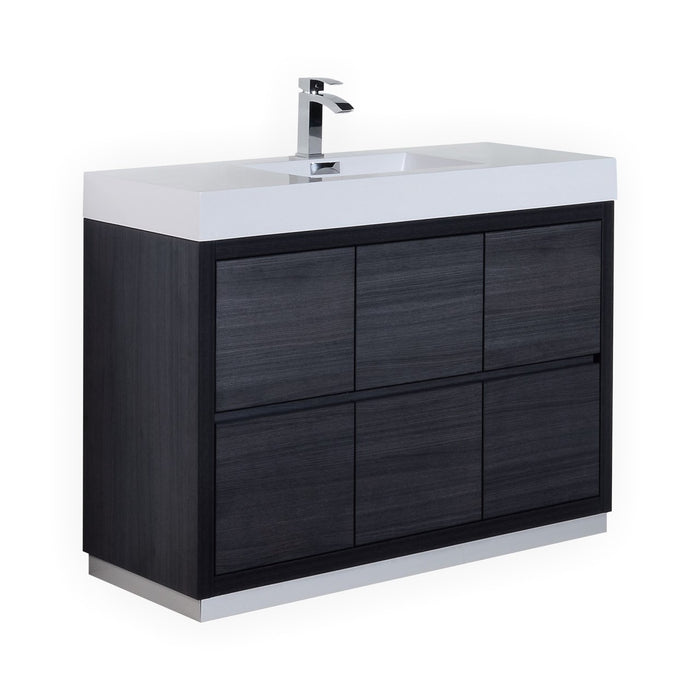 KubeBath Bliss Free Standing Modern Bathroom Vanity