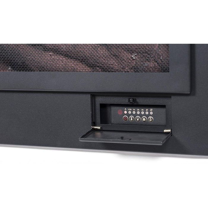 Touchstone Sideline Steel Mesh Screen Non Reflective 80013 50 Inch Recessed Electric Fireplace