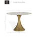 Union Home Funnel Dining Table - White DIN00136
